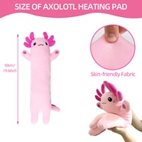 Coussin chauffant USB en peluche en gros, motif animal mignon, cadeau d'hiver chaud, 5 niveaux de chaleur, minuterie, CE RoHS, logo personnalisé, OEM ODM