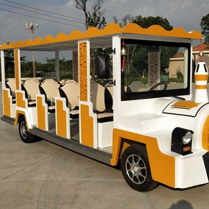 Tren Eléctrico de 14 Plazas, Vehículo Eléctrico de Turismo para Exteriores, para Parques Públicos - Product Image 3