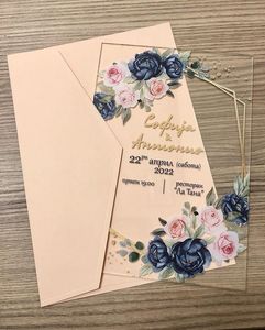 <span class=keywords><strong>2025</strong></span> cá nhân đám cưới và tham gia lời mời thiệp chúc mừng Acrylic kệ trưng bày cho đám cưới cô dâu - Product Image 6