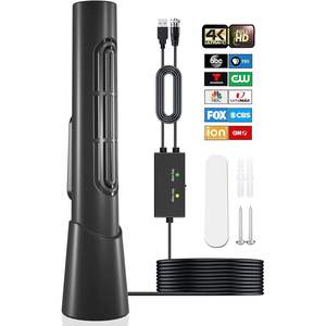 Actualización 2025 <span class=keywords><strong>Antena</strong></span> de TV Digital para Interiores/Exteriores USB SMA Intensificador de Señal 3M Gran Smart TV Recepción de 1500 Millas Material de Acero - Product Image 1