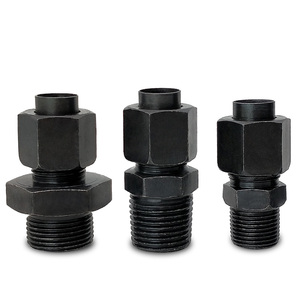 Conector Hidráulico de Acero al Carbono GB T5626 1, Tipo Roscado, Accesorio de Tubería Recta con Abocardado - Product Image 1