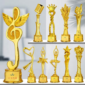 कस्टम क्रिस्टल राल नृत्य प्रतियोगिता ट्रॉफी संगीत रेसिन बॉडीबिल्डिंग रेसिन ट्रॉफी पुरस्कार गोल्डन गायन प्रतियोगिता ट्रॉफी - Product Image 2