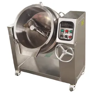 Soup making machine Tilting oil stainless steel planetary stirring jacketed kettle