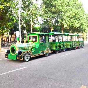 Chất lượng cao DIESEL sợi thủy tinh trackless <span class=keywords><strong>Train</strong></span> cho công viên Phiêu Lưu Trong nhà tham quan 27-person Công suất một năm bảo hành Trung Quốc - Product Image 1