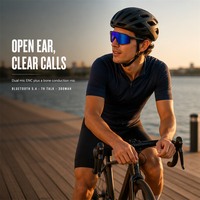 Lunettes de soleil intelligentes IA avec caméra 8MP, traduction IA ChatGPT en 139 langues, pour le cyclisme et les sports, Bluetooth 5.4 à oreille ouverte, pour hommes et femmes