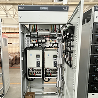 Tablero de Distribución de Energía Metálico MNS con Barra Colectora 630A AC Clasificación IP54 Tamaño para Centro de Telecomunicaciones