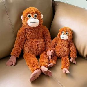 Peluche Realistico di Orangutan, Giocattolo di Simulazione Scimmia, Produzione OEM ODM, Vendita all'Ingrosso - Product Image 1