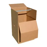 Oluklu gardırop hareketli kutular ambalaj oluklu kağıt karton artı çubuklar için