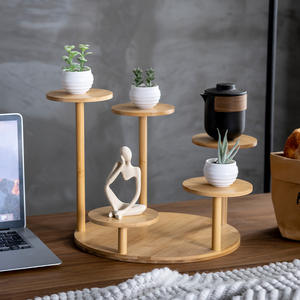 <span class=keywords><strong>ชั้น</strong></span><span class=keywords><strong>วาง</strong></span>ดอกไม้ทรงกลมหลายชั้นทำจากไม้ไผ่ สำหรับตกแต่งห้องนั่งเล่นและโต๊ะทำงาน ใช้ภายในอาคาร ขายส่ง - Product Image 2