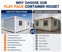 Maison conteneur préfabriquée modulaire portable sur mesure, livrée en kit, directement de l'usine, pour camp de travailleurs, bureau, dortoir et utilisation sur chantier