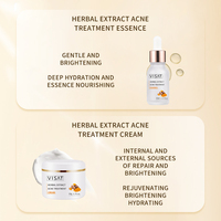 Coffret de Soins Cutanés au Curcuma Marque Blanche – Acide Hyaluronique, Ingrédients Végétaux – Traitement Anti-Taches Brunes et Acné, Anti-Rides, Bio, Végan
