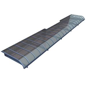 หลังคาโพลีคาร์บอเนตเคลือบ <span class=keywords><strong>PC</strong></span> ด้วยอลูมิเนียมกันสาดจีน - Product Image 3