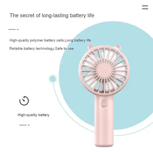 Xách Tay Điện Bàn <span class=keywords><strong>Mini</strong></span> <span class=keywords><strong>Fan</strong></span> <span class=keywords><strong>Mini</strong></span> <span class=keywords><strong>USB</strong></span> Có Thể Sạc Lại Cầm Tay <span class=keywords><strong>Fan</strong></span> Với Dễ Thương Phim Hoạt Hình Thiết Kế Ngoài Trời Làm Bằng Nhựa Thu Nhỏ Dễ Thương - Product Image 3