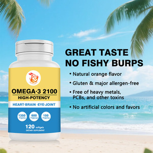 Gélules d'Oméga 3 personnalisées OEM pour la santé de la peau et des yeux, avec 1350 mg d'EPA, supplément d'huile de poisson Oméga 3 - Product Image 4
