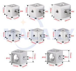 Malaxy M3 M5 M4 M6อะคริลิคด้ายอลูมิเนียมหกด้านตัวยึดแผ่น<span class=keywords><strong>น็อต</strong></span>อะคริลิคบล็อกโปร<span class=keywords><strong>ไฟ</strong></span>ล์โลหะ<span class=keywords><strong>น็อต</strong></span>สี่เหลี่ยม - Product Image 5