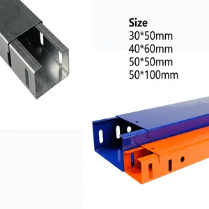 금속 케이블 Trunking 살포 튼튼한 방수 전 직류 전기를 통한 녹슬지 않는 옥외 케이블 Trunking