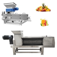 Presse à vis industrielle pour déshydratation, machine à jus 0,2-7 tonnes/h, presse hydraulique pour fruits et légumes, machine à fabriquer du jus
