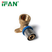 IFAN Vente Chaude CW617 Plomberie Raccords De Tuyauterie Multicouche Pex Al Pex Tuyau Laiton Raccord Pex Presse Raccords