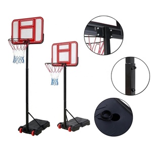 Support de basket-ball mobile Portable cerceau de basket-ball hauteur réglable support de balançoire en acier extérieur support de basket-ball pour enfants - Product Image 4