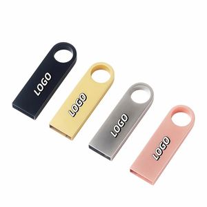 Clé USB 2.0 élégante en métal, gravure laser personnalisée du logo, mini clé USB multicolore, vente en gros - Product Image 1