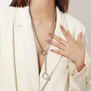 Moda corazón colgante collares cuerpo decoración cadena SM producto Collar corazón bloqueo Regalo De vacaciones corazón colgante collar Eros regalo - Product Image 1