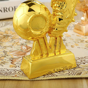 Trofeo Deportivo Personalizado para Baloncesto, Fútbol, Balón de <span class=keywords><strong>Oro</strong></span>, Hecho de Poliresina, Diseño Artístico Pintado Personalizado - Product Image 6