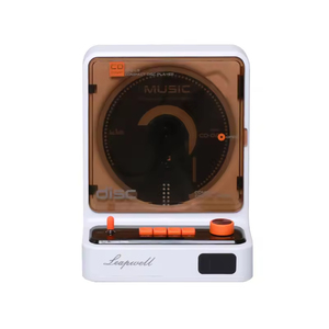 Reproductor de CD Retro con Ventana Transparente Vertical, BT5.3, USB A-B, Repetición, Control Remoto, Recargable, Altavoz Integrado, Estilo Vintage para el Hogar - Product Image 6