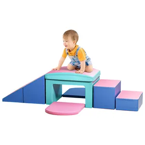 Indoor Kids Soft Play Block Set Equipment For Sale Baby Foam Climbing Blocks toddler Soft Play