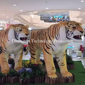 Shopping Mall Animatronic Tiger Exhibits for Sale, Customized Lifelike Animal <strong>Robots</strong> - Product Image 6