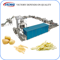 Línea de Procesamiento de Papas Fritas Congeladas Totalmente Automática para Fábrica de Papas