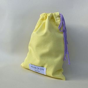 Promotion Customized 100% Natural Cotton Pouch With Double <b>Strings</b> Eco-friendly Dust-proof <b>Bag</b> - Product Image 6