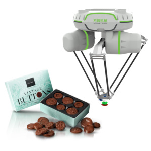 Robot <span class=keywords><strong>de</strong></span> tri 3 axes bras d'araignée manipulateur robot <span class=keywords><strong>Ferrero</strong></span> <span class=keywords><strong>Rocher</strong></span> boîte <span class=keywords><strong>de</strong></span> barre <span class=keywords><strong>de</strong></span> chocolat bras <span class=keywords><strong>de</strong></span> tri robotique programmable - Product Image 1