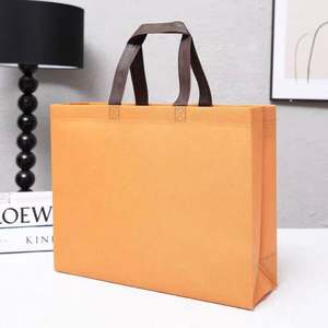 Customizable Solid-color Non-woven Fabric Shopping <b>Packaging</b> <b>Bags</b> and Travel Handbags - Product Image 2