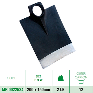 Houe de culture de pommes de terre noire mate 2LB <span class=keywords><strong>outil</strong></span> de jardin forgé carré H304 houe agricole en métal - Product Image 2