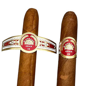 ייצור מקצועי סיגר לוגו מותאם אישית פס טבעת הדפסה זהב סיגר מדבקות סיגר תווית סיגר מדבקות - Product Image 1