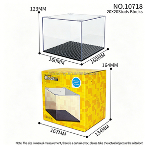 Transparent Stackable Dust Proof Display Container for Small Building Blocks and Action <strong>Minifigures</strong> 10718 - Product Image 4