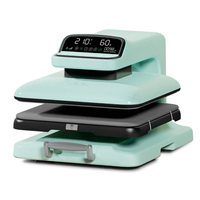 Presse à chaud automatique 38x38cm avec tiroir pour l'impression de vêtements personnalisés – Équipement de transfert de t-shirts pour entreprises