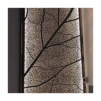 Panneau de façade en aluminium découpé CNC de Foshan, Chine, avec revêtement en poudre/PVDF pour revêtement mural de hôtel, design perforé