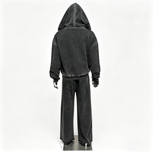 Custom Pullover Hoodie Streetwear Clothing Sweat <b>Pants</b> Hoodie 2 Pcs Set Tracksuits Jogging Suits Tracksuit for Men - Product Image 2