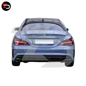 Kit carrosserie style CLA45 2017-2019 en gros avec pare-chocs, calandre principale, jupes latérales pour <span class=keywords><strong>CLA</strong></span> Classe W117 2013-2016 CLA180 200 <span class=keywords><strong>220</strong></span> 250 260 - Product Image 3
