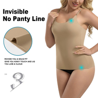 1341 Caraco Gainant Sans Coutures pour Femmes, Débardeur Long Contrôle du Ventre, Sculptant Personnalisé, Amincissant, Bodysuit, OEM