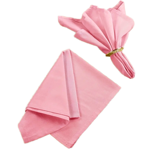 Wholesale 16*16 Inches Square Handmade <b>Cloth</b> Napkins ODM OEM Customizable Wrinkle Resistant Reusable for Home Party - Product Image 1