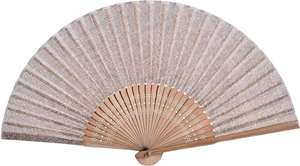 Éventail pliant personnalisé imprimé, cadeau promotionnel pour fête, mini éventail portable espagnol en bambou et soie - Product Image 2