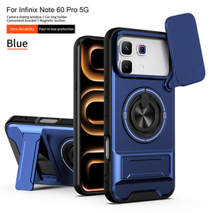 Funda Protectora Lichicase con Carga Inalámbrica, Soporte Plegable, Ventana Deslizante y Carcasa Magnética para Infinix <span class=keywords><strong>Note</strong></span> 60 Ultra - Product Image 3