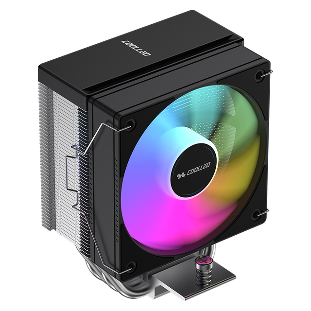 COOLLEO CL-B40S-LITE ARGB Gaming Computer Case Radiator Air Cooler CPU Cooling 14th Gen Core I3-i7 LGA115X/1200/1700/1851 for