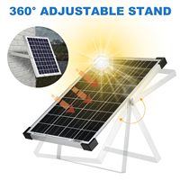 Kit de Panel Solar de 10W 12V al por Mayor con Controlador y Cables Personalizados para Proyectos de Sistemas de Seguridad, Solución OEM para Ingeniería