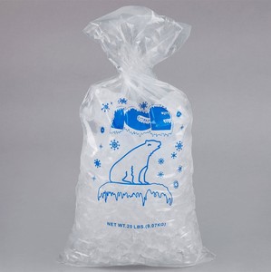 Sacchetti Personalizzati per Confezionamento <span class=keywords><strong>Ghiaccio</strong></span> da 5 kg, Stampa Logo in Rotocalco, Sacchetti Monouso in Plastica per <span class=keywords><strong>Ghiaccio</strong></span> in Tubo - Product Image 3