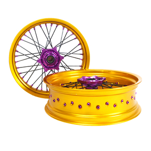 Rice 1 et actory arroz 17 pulgadas LOD Urim urple UB Eub acac250 350 450 lumluminum dirt bike tacones Or o ototototot - Product Image 4