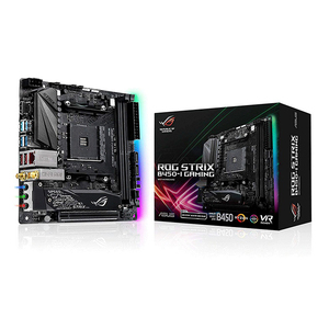 Tarjeta Madre <span class=keywords><strong>ASUS</strong></span> ROG STRIX <span class=keywords><strong>B450</strong></span>-I GAMING Usada, Compatible con CPU AMD Ryzen de Segunda Generación con Socket AM4, 32GB DDR4, Formato ITX - Product Image 1