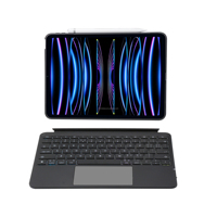 Clavier sans fil 10,9 et 11 pouces avec étui, pavé tactile, angle réglable, interface USB, séparation magnétique pour tablette iPad